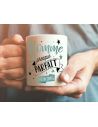 Mug "Homme Presque Parfait" - Dimensions : 11,5 x 8 x 9,7 cm