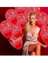 Pack de 6 Ballons "Joyeux Anniversaire" Rouge / Dimensions : 30 x 30 cm