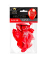 Pack de 6 Ballons "Joyeux Anniversaire" Rouge / Dimensions : 30 x 30 cm