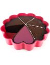 Moule à Gâteau 6 Parts en Forme de Coeur - 3 Couleurs Disponibles