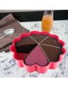 Moule à Gâteau 6 Parts en Forme de Coeur - 3 Couleurs Disponibles
