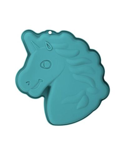 Moule à Gâteau en Silicone Motif Licorne - Dimensions : 25,5 x 20 x 3,5 cm