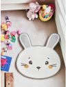 Tapis en Mousse pour Chambre Enfant Motif  "Lapin" - Dimensions : 80 x 75 cm
