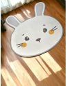 Tapis en Mousse pour Chambre Enfant Motif  "Lapin" - Dimensions : 80 x 75 cm