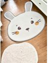 Tapis en Mousse pour Chambre Enfant Motif  "Lapin" - Dimensions : 80 x 75 cm