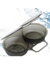 Lot de 2 Cuit Oeuf Duo Special Micro-ondes / Coloris aléatoire / Matière : Plastique