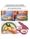 Lot de 2 Cuit Oeuf Duo Special Micro-ondes / Coloris aléatoire / Matière : Plastique