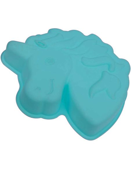 Moule à Gâteau en Silicone Motif Licorne - Dimensions : 25,5 x 20 x 3,5 cm