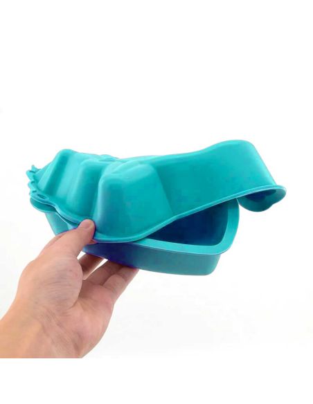 Moule à Gâteau en Silicone Motif Licorne - Dimensions : 25,5 x 20 x 3,5 cm
