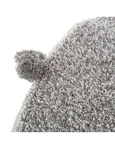 Tapis Circulaire en Coton - Dimensions : 80 x 80 cm