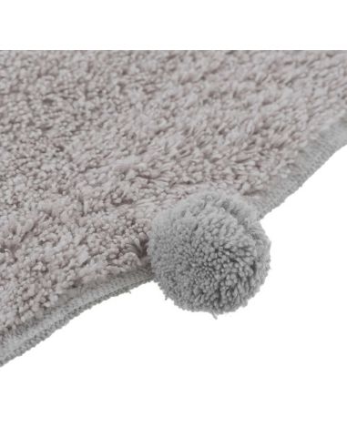 Tapis Circulaire en Coton - Dimensions : 80 x 80 cm