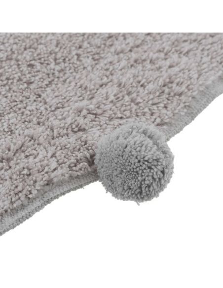 Tapis Circulaire en Coton - Dimensions : 80 x 80 cm