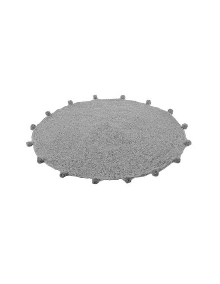 Tapis Circulaire en Coton - Dimensions : 80 x 80 cm