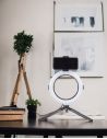 Lampe LED avec Trépied pour Smartphone - Dimensions : 27 x 36 x 50,5 cm