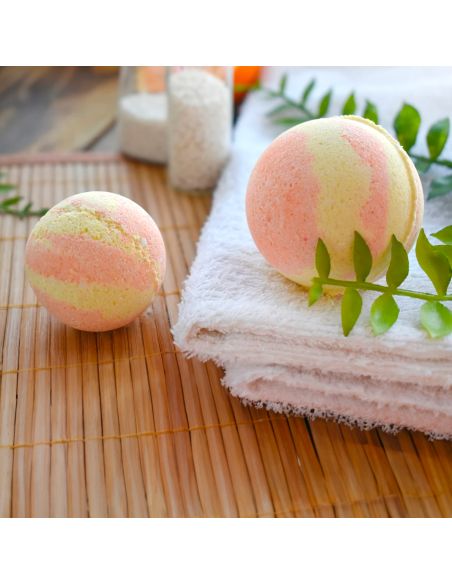 Lot de Quatre Bombes de Bain Pétillantes Fruitées Multi-senteurs