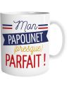 Mug "Mon Papounet Presque Parfait" - Dimensions : 11,5 x 8 x 9,7 cm