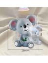 Figurine Koala en Résine - Dimensions : 4 x 3 cm