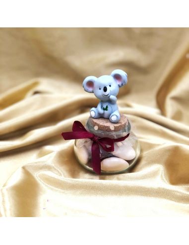 Figurine Koala en Résine - Dimensions : 4 x 3 cm