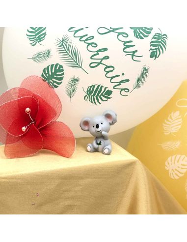 Figurine Koala en Résine - Dimensions : 4 x 3 cm