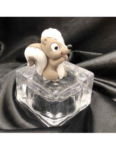 Figurine Les Amis de la Forêt en Résine - Dimensions : 4 x 3 cm