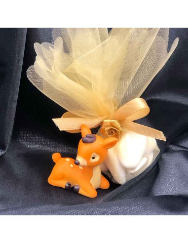 Figurine Les Amis de la Forêt en Résine - Dimensions : 4 x 3 cm