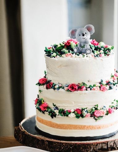 Figurine Koala en Résine - Dimensions : 4 x 3 cm