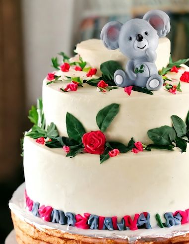 Figurine Koala en Résine - Dimensions : 4 x 3 cm