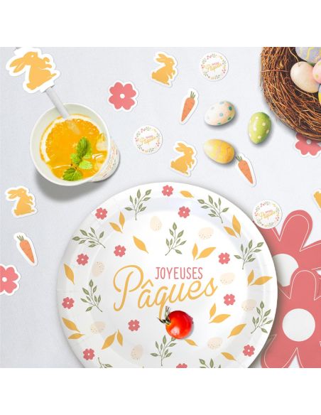 Sachet 60 pièces Décoration De Table "Joyeuses Paques"