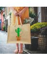 Sac d'Été en Toile de Jute avec Design en Sequin / Dimensions : 42 x 34 cm