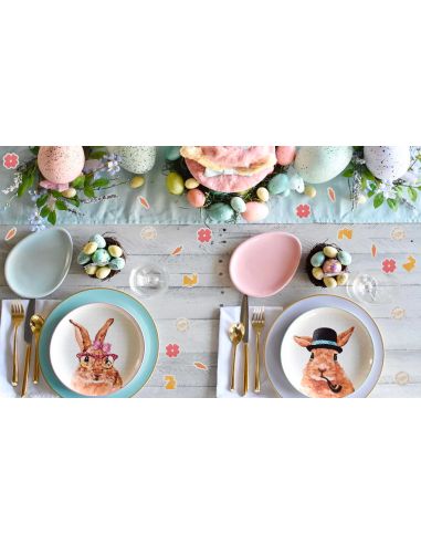 Sachet 60 pièces Décoration De Table "Joyeuses Paques"