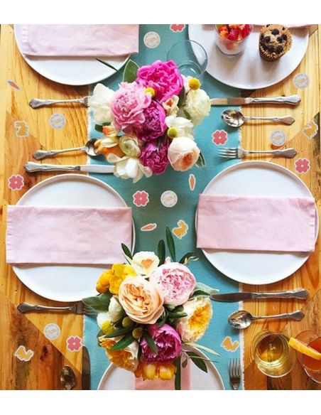 Sachet 60 pièces Décoration De Table "Joyeuses Paques"