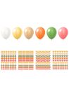 Lot de 6 Ballons Décoration de Pâques Personnalisable