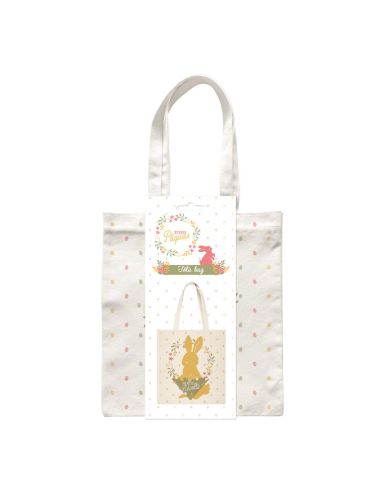 Sac à Oeufs de Pâques "Tote Bag"  Ma Petite Récolte - Dimensions : 41 x 22 cm