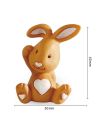 Lot de 3 Figurines Les Amis de la Forêt en Résine / Hauteur : 4 cm