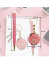 Coffret Stylo + Porte Clés Motif Mamie Chérie