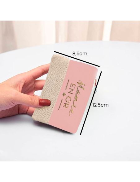 Porte Monnaie "Mamie En Or" - Dimensions : 12,5 x 8,5 cm