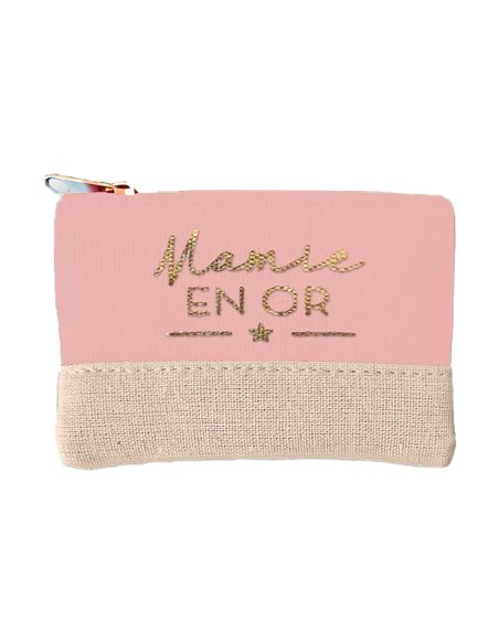 Porte Monnaie "Mamie En Or" - Dimensions : 12,5 x 8,5 cm