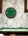Horloge Murale avec Motif Billard / Diamètre : 30,5 cm