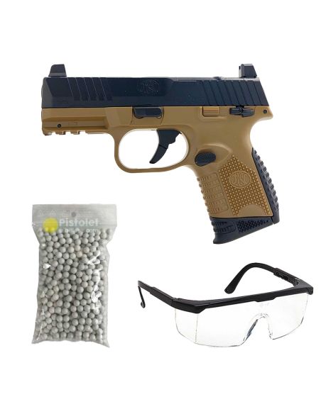 Pack Réplique airsoft FN Herstal 509 Compact MRD Dual Tone