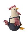 Cale Porte Poule Tenue Salopette / Dimensions : 21 x 14 x 30 cm