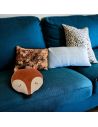 Coussin Peluche Renard - Dimensions : 38 x 34 x 15 cm