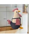 Cale Porte Poule Tenue Salopette / Dimensions : 21 x 14 x 30 cm