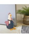 Cale Porte Poule Tenue Salopette / Dimensions : 21 x 14 x 30 cm