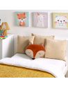 Coussin Peluche Renard - Dimensions : 38 x 34 x 15 cm