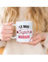 Mug "Le Mug de la Super marraine" - Dimensions : 11,5 x 8 x 9,7 cm