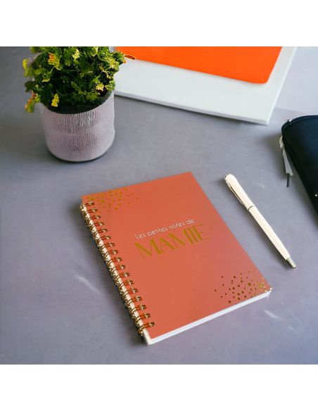 Coffret Carnet de Notes et Stylo à Bille " Les Petites Notes de Mamie"