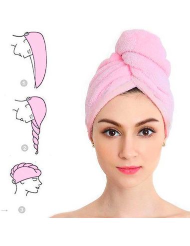 Coffret Serviette et Charlotte Pour les Cheveux