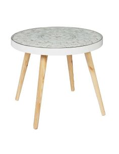 Table Basse Design "Arabesque" - Dimensions: 50 x 50 x 41,5 cm