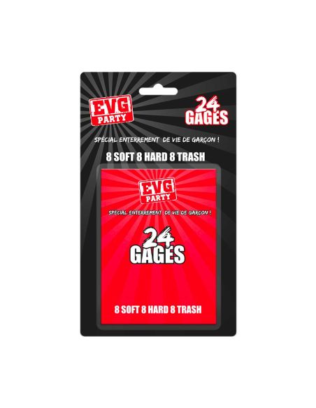 Jeu pour Enterrement Vie de Garçon - EVG Party 24 Gages