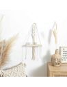 Étagère Murale Style Déco Boho - Dimensions : L. 25 x P. 10 x H. 62  cm